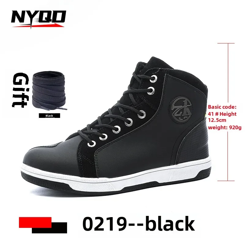 Motorcycle Boots Motorcycle Riding Shoes All Season Breathable and Anti Fall Riding Equipment for Riders