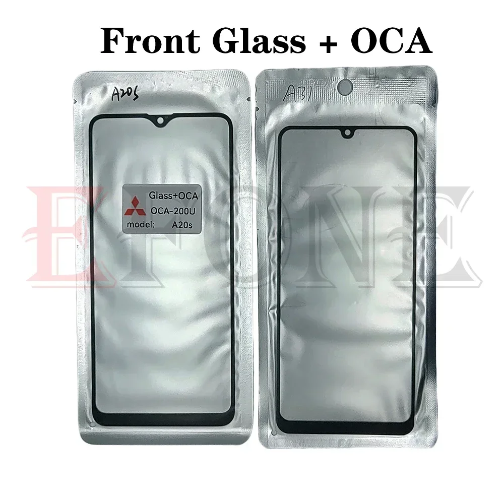 Touch Screen Out Glass LCD Front Panel + OCA For Samsung A20e A20s A20 A7 A12 A11 A10e A10s A10 A04s A03s A03 A02 A01 Core