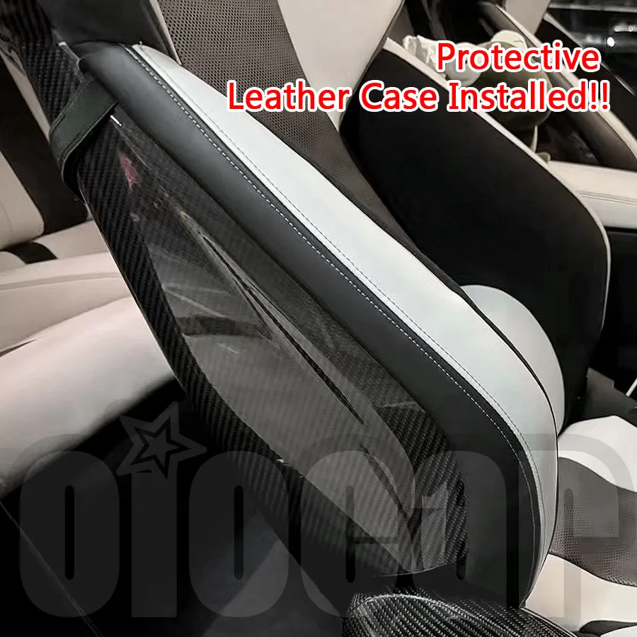 oiomotors M Carbon Bucket Seat Side Waist Bolster Genuine Leather