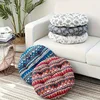 Circular Seat Cushion - Ethnic Fabric Yoga Mat, Thick and Comfortable Seat Cushion, Dining Chair Cushion, Tatami Stool Cushion 1