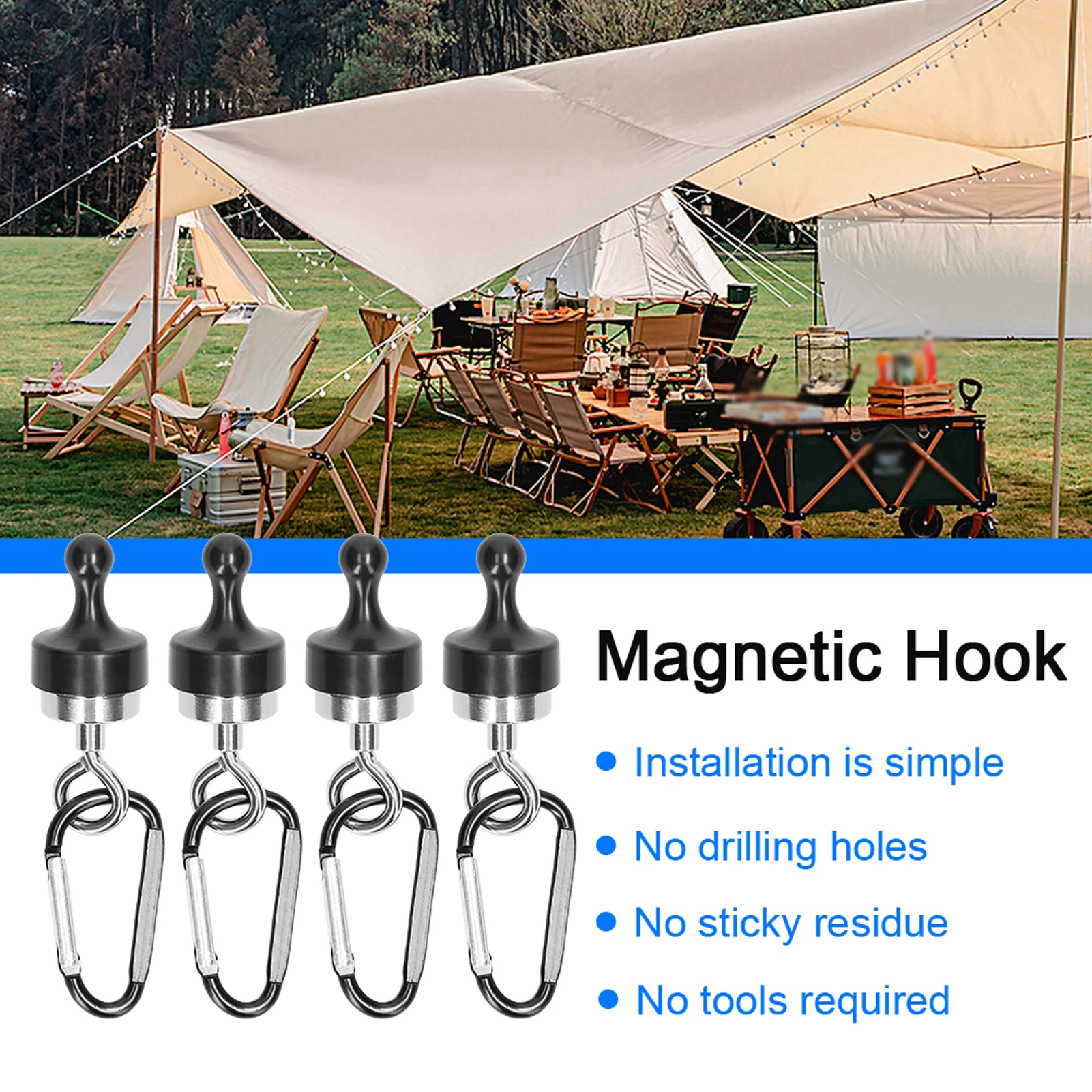 2022 Outdoor Camping Hook Strong Suction Separable