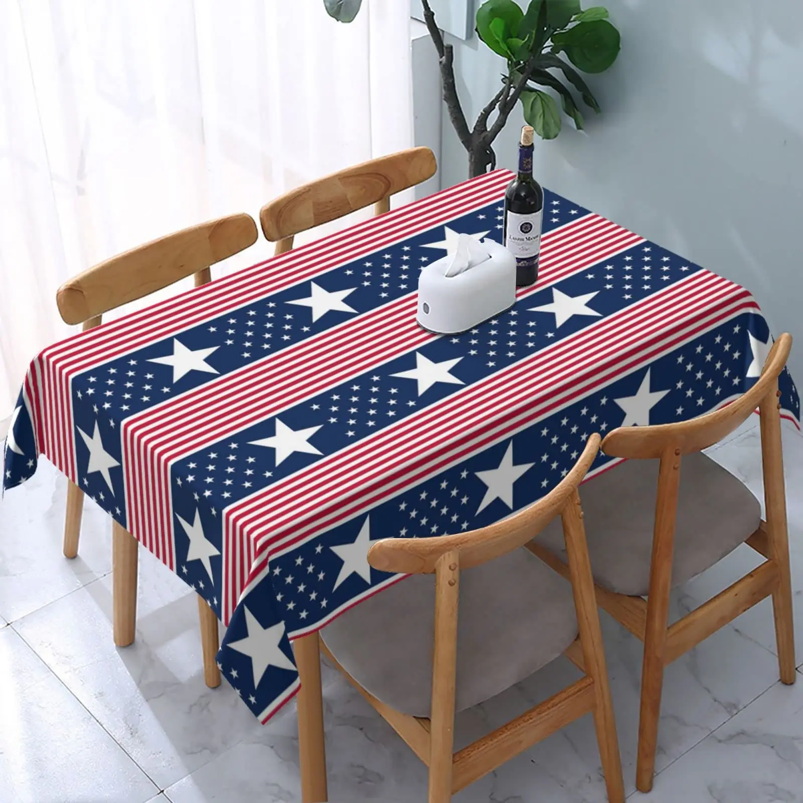 

AFHYZY Table Cloth Rectangle Table Waterproof Tablecloth Picnic Table Cover 54x 72 Inch Washable Camping Tablecloth Polyester