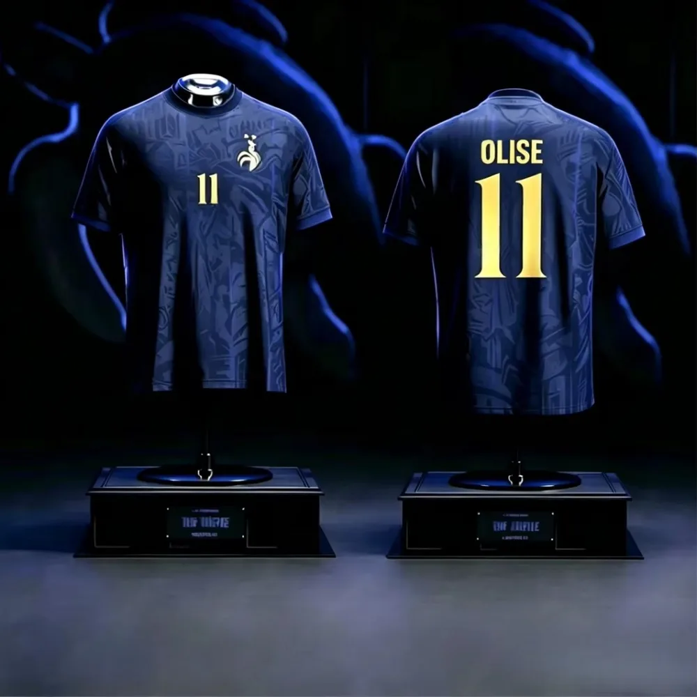 2026-27 Frankreich Gedenkausgabe Trikot T-Shirt Sonderedition Sport Schnelltrocknend und Atmungsaktiv Fußballtraining