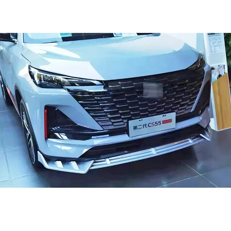 Changan CS55 플러스 2022 프론트 범퍼 스포일러, 2023, 2 세대 스커트, 립 모양 바디 키트, 액세서리 업그레이드, 3 개