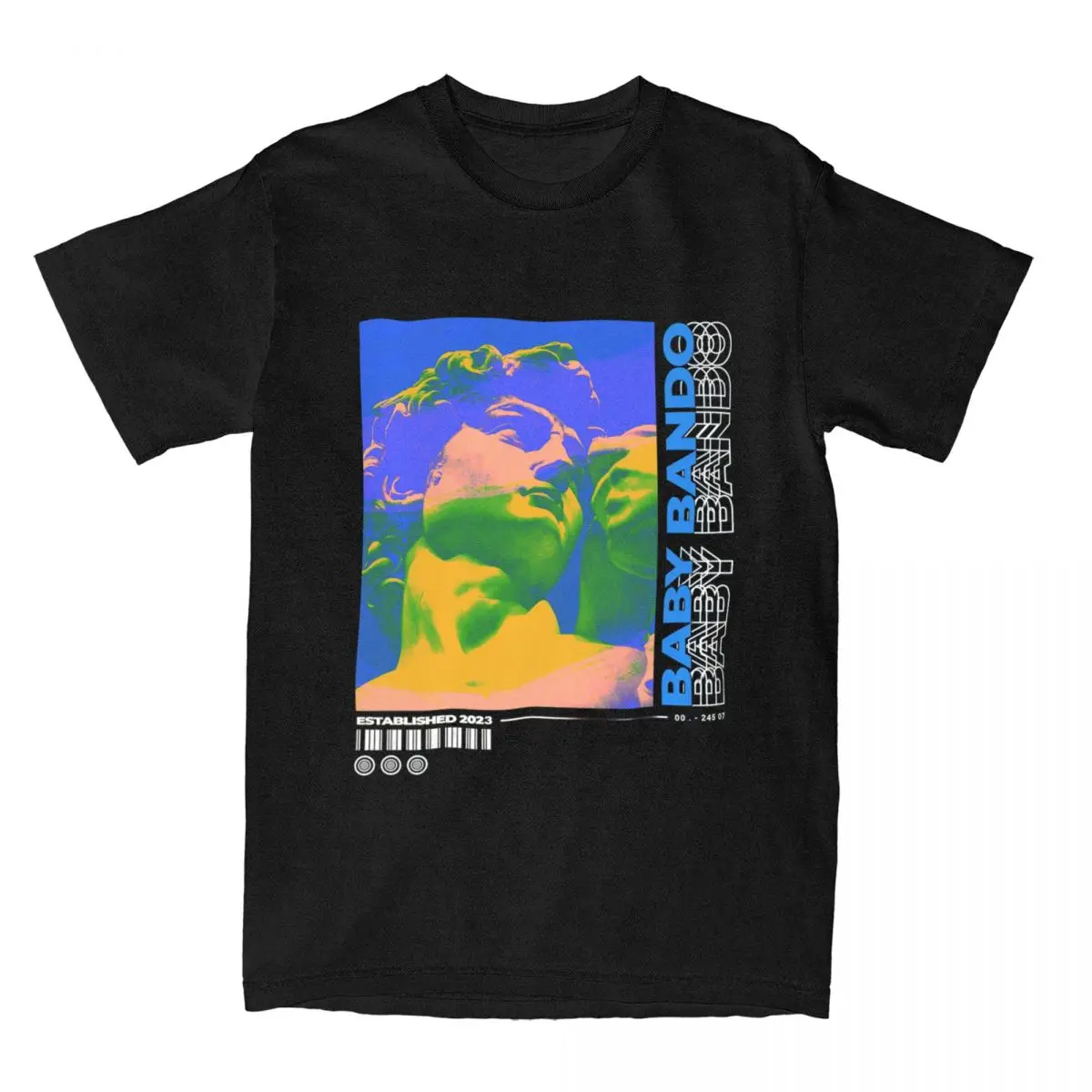 

Vintage Abstract Vaporwave Statue T-Shirt Men Women 100% Cotton Fashion Streetwear Short Sleeve Tee Shirt 4XL 5XL Clothes