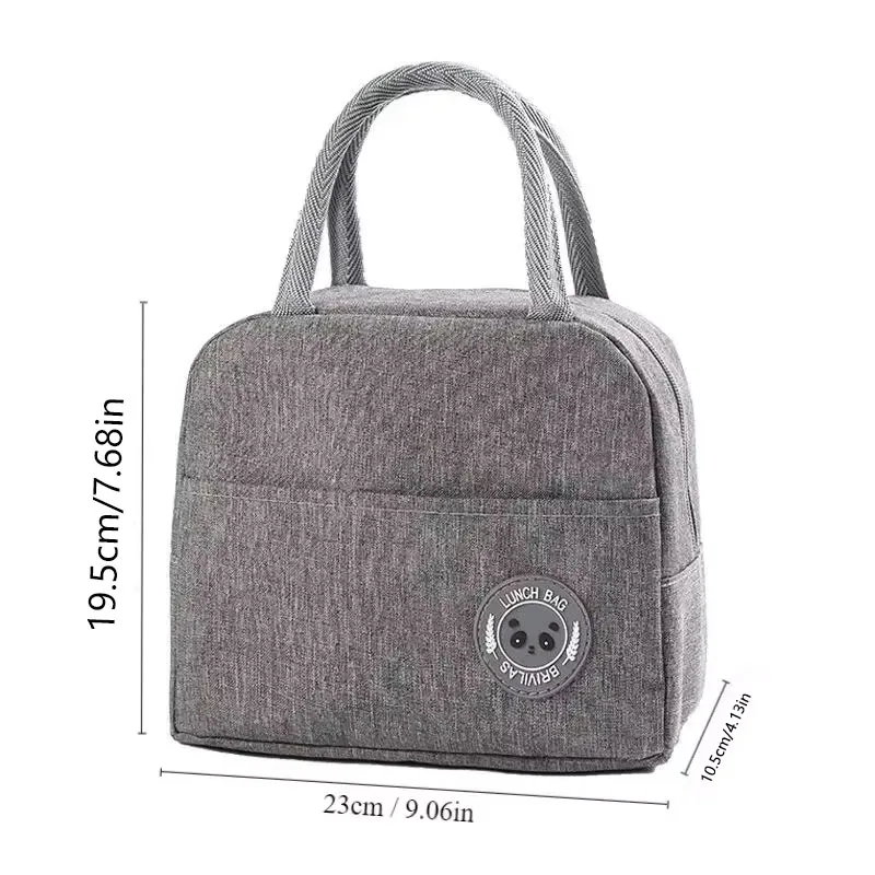 Insulated Lunch Bag Insulation Bento Pack Aluminum Foil Rice Bag Meal Pack Ice Pack Student Bento Lunch Handbag Insulation Best Sellers In Luggage, Bags