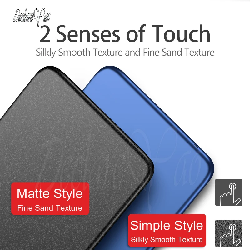DECLAREYAO Original Slim Light Hard Matte Phone Case For Samsung Galaxy S23 Ultra S24 S22 S21 S20 FE S10 Plus Back Cover Frosted 2