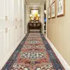 European Long Corridor Carpets for Hallway Living Room Decoration Home Anti-skid Entry Floor Mats Hotel Lobby Stairway Area Rugs 5