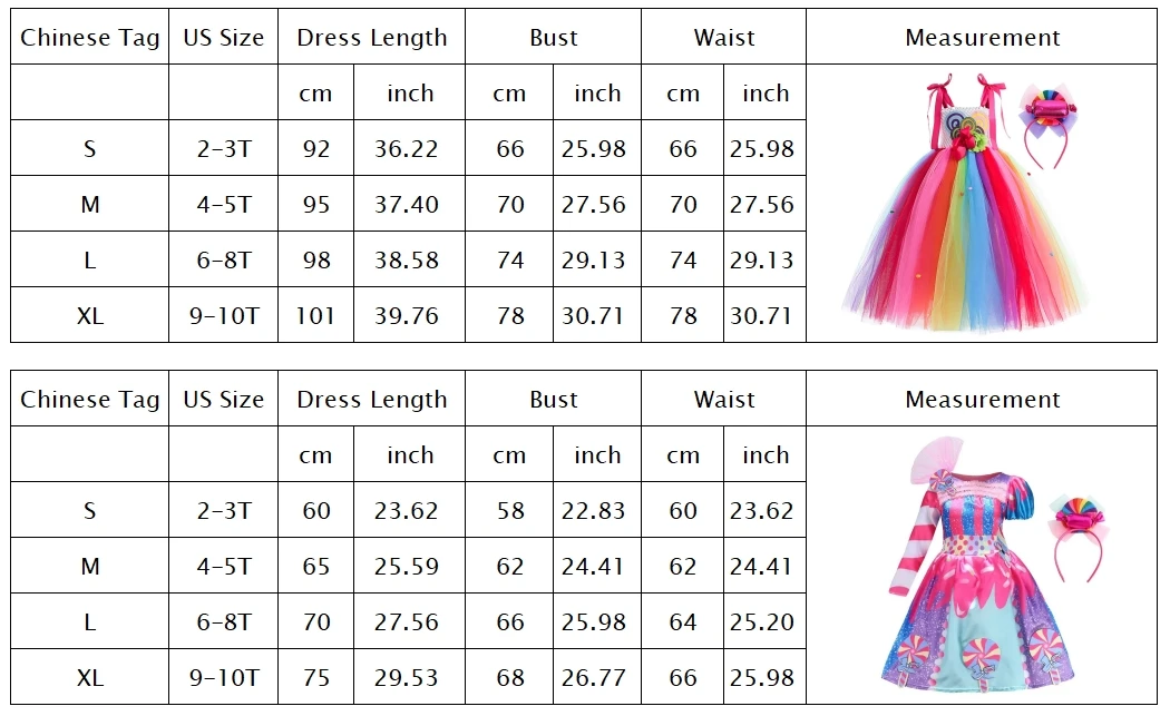 2024 Halloween Süßigkeiten Verkleidung Fee Lutscher Cosplay Kostüm süße Prinzessin Kleid Mädchen Festzug Karneval Lutscher Purim Appparel – Detail 1