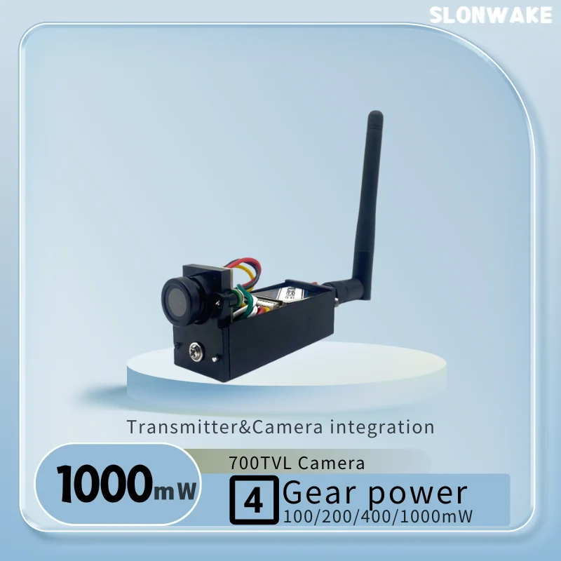 Système FPV 5.8G 48CH VTX 1W avec Caméra 700TVL pour Drone RC