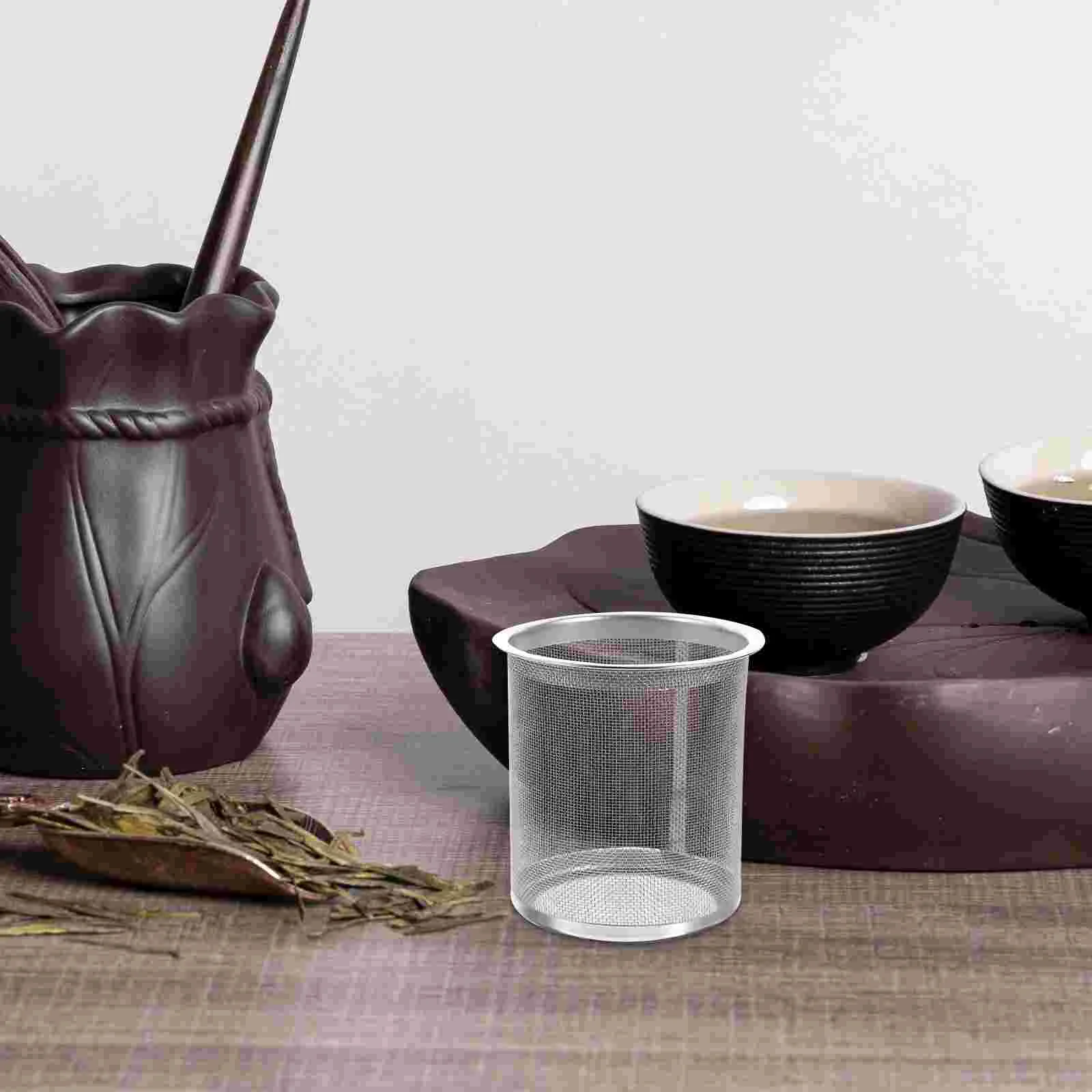 Stainless Steel Tea Filters Metal Teapot Replacement Mesh Strainer Tea Filter Accessories Tea Filter Mesh Infuser Tea