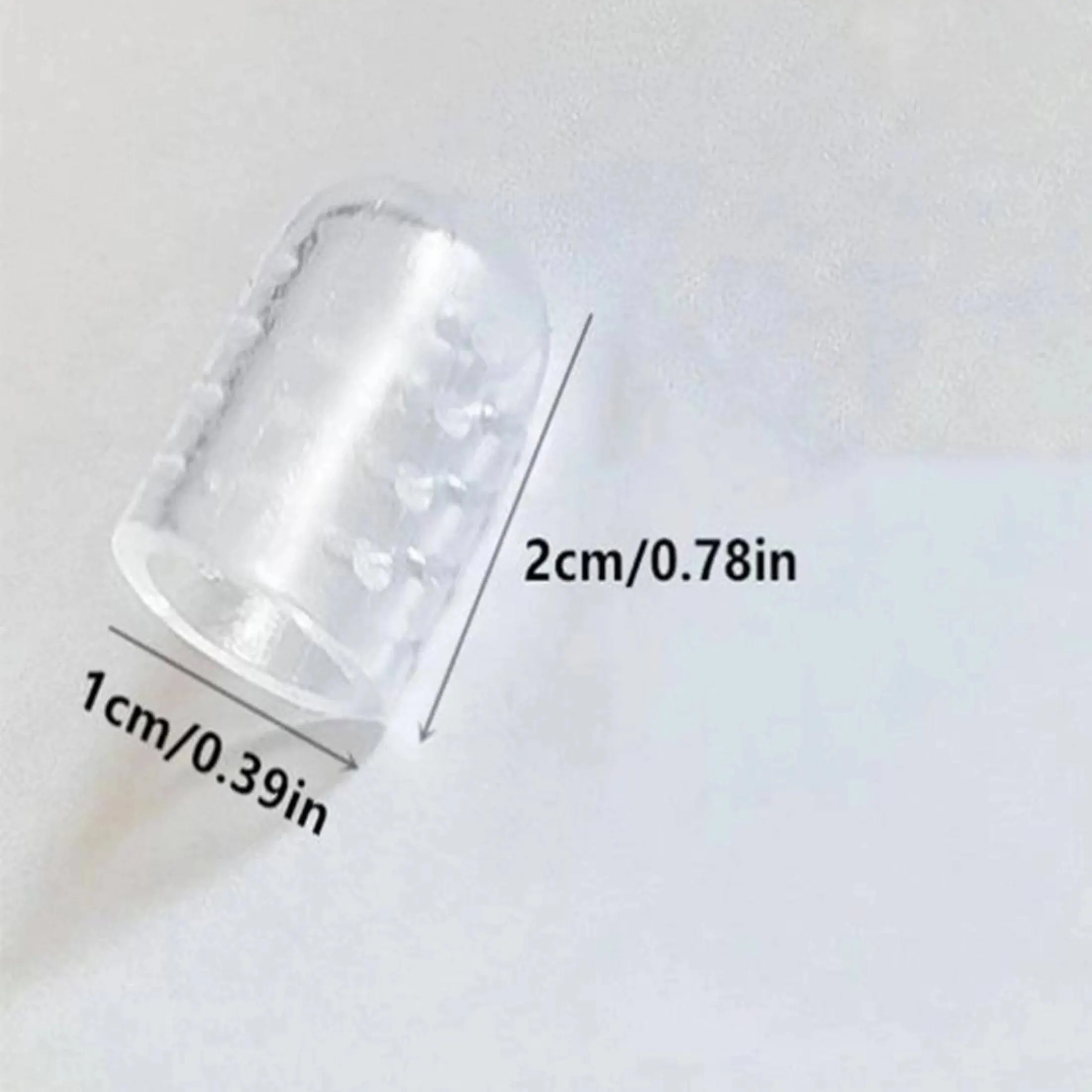Silicone Toe Protector 20pcs Transparent Breathable Silicone Toe Protectors Prevent Blisters Calluses Corn Comfortable High Elasticity
