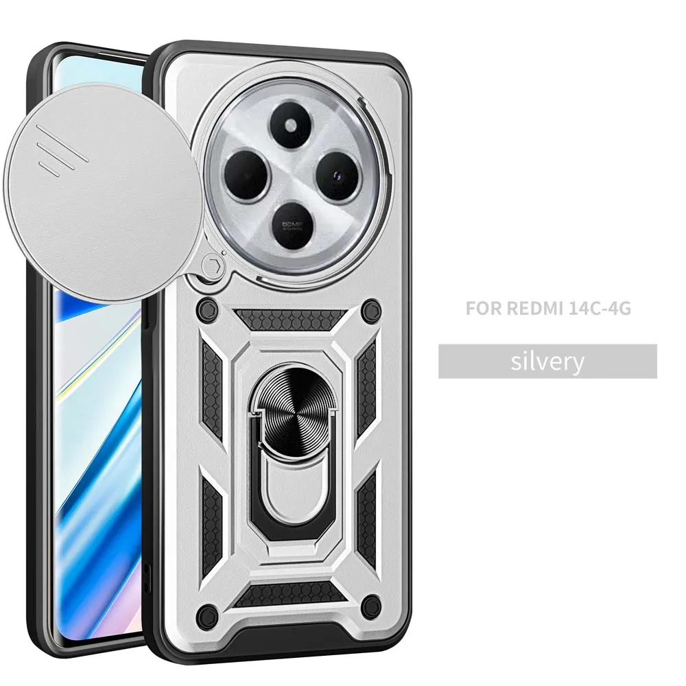 Shockproof Armor Case with Car Holder and Camera Lens Protection