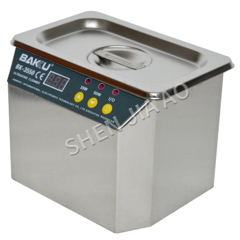 

700-900ml Household Digital Ultrasonic Cleaner 35W/50W Stainless Steel Bath 110V 220V Ultrasound Washing for Watches Jewelry