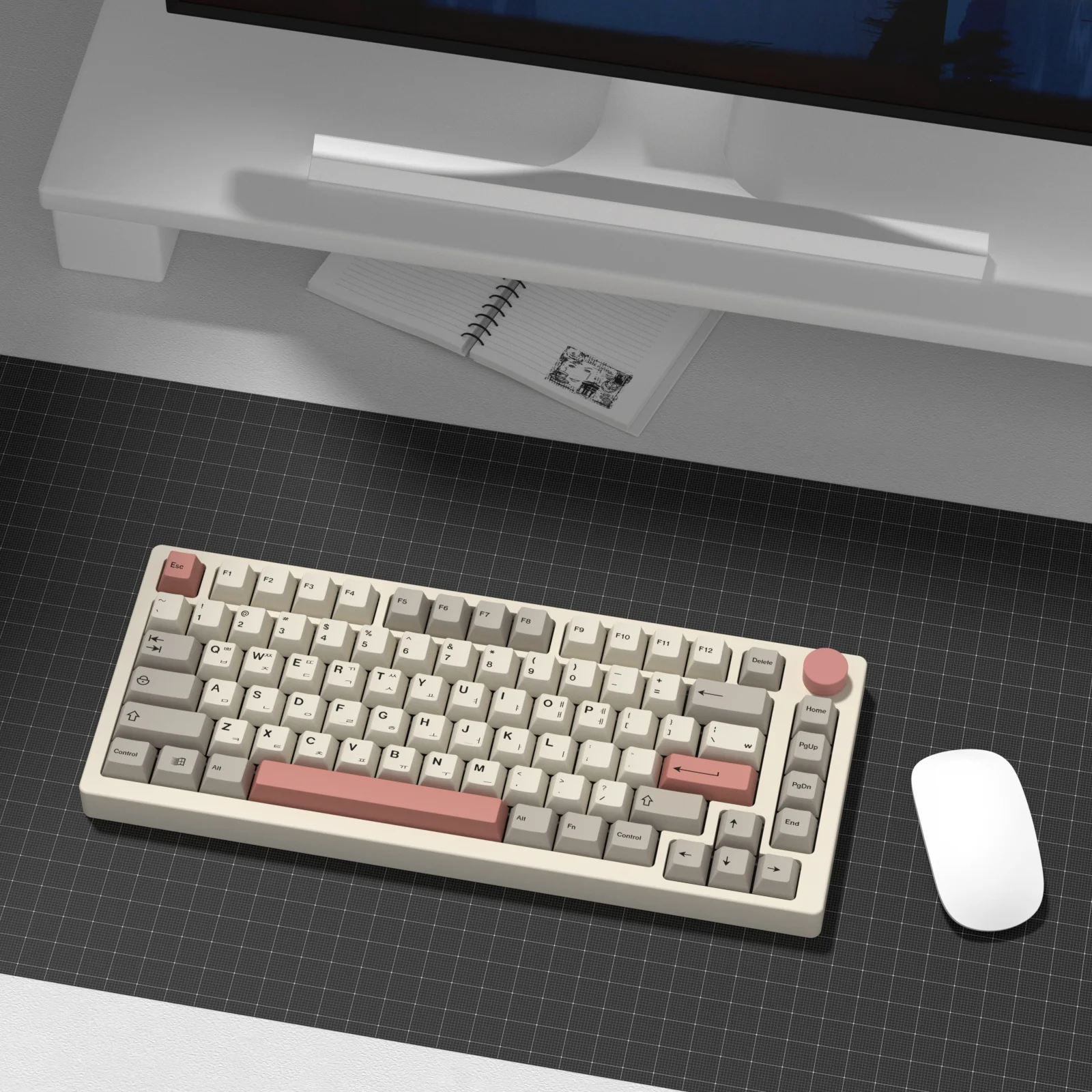 기계식 키보드 게임용 KBDiy 140 키/세트 GMK 키캡 PBT 레트로 체리 프로필 GMK 9009 키캡, MX 스위치 GMK67 GMK75