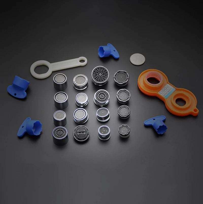 Faucet aerator replaceable filter mixed nozzle 18mm-24mm 1Pcs