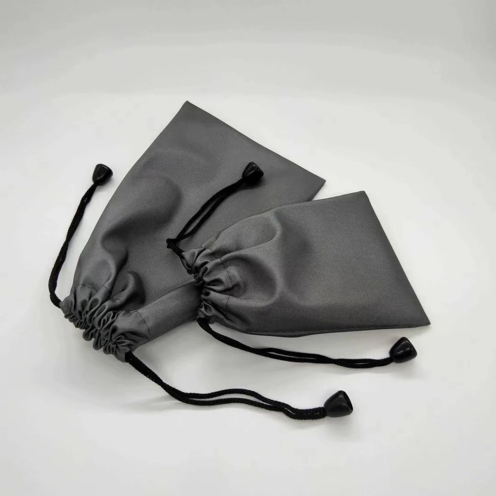 Drawstring Bag Waterproof Dustproof Polyester Headset Data Cable Pouch Sporting Goods Pouch Organizer