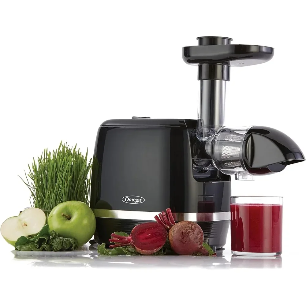 

Cold Juicer Slow Masticating Extractor Creates Delicious Fruit Vegetable and Leafy Green High Juice Yield,150-Watt, Black