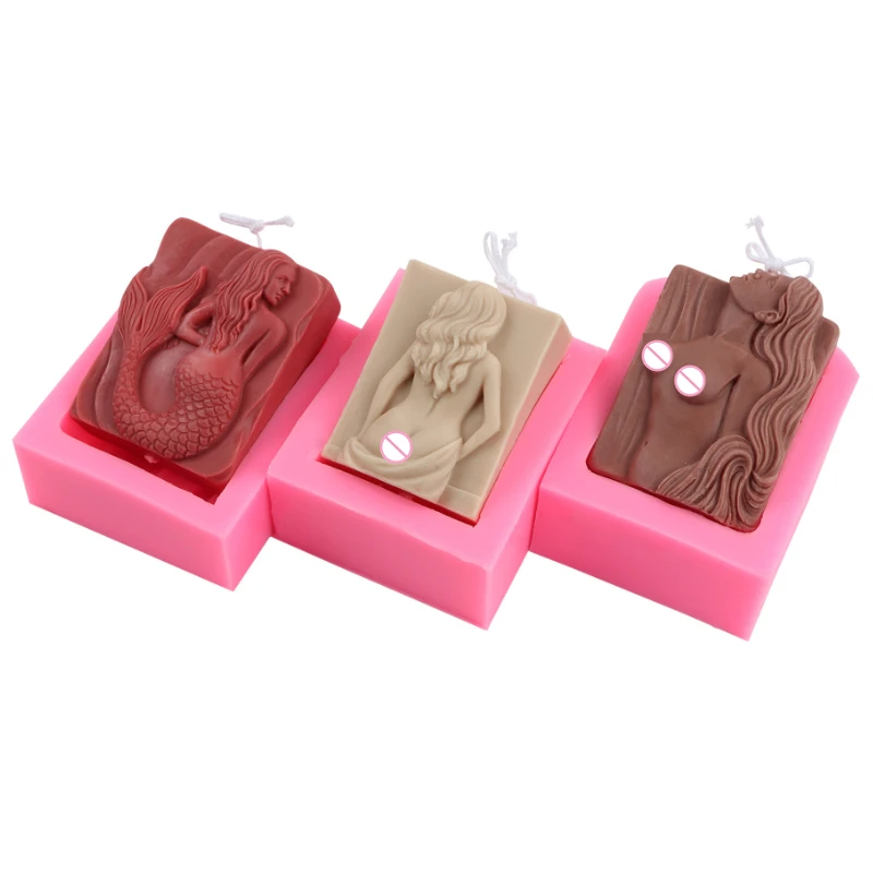 Stampo Sapone In Silicone Sirena, Stampo In Silicone Per Neonati