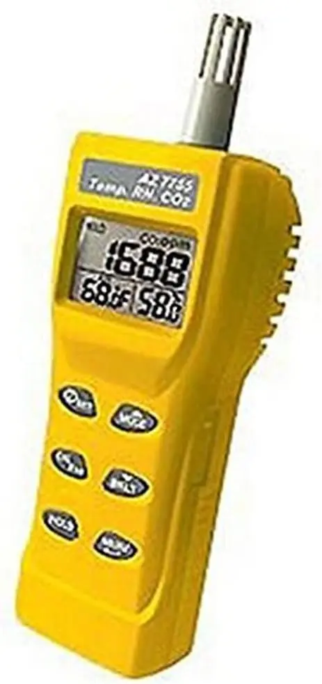 

Ручной Измеритель концентрации углекислого газа AZ7755, детектор температуры и влажности CO2 с сигналом