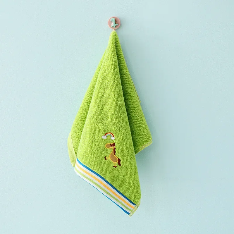Cartoon Animal Baby Towel Cotton Children Bath Towel Soft Absorbent Handkerchief Face Washcloth for Kids Newborns 50x27cm