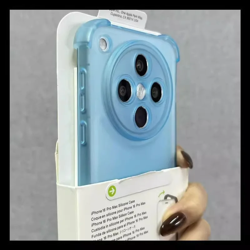 Shockproof Matte Soft Phone Case - Translucent Silicone Bumper