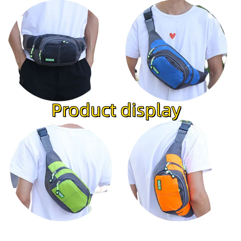 Fanny Pack Large Capacity Sport Waist Bag Waterproof Cycling Fanny Bag Multi-function Running Chest for Men Women Waist Pack running waist bag waist bag