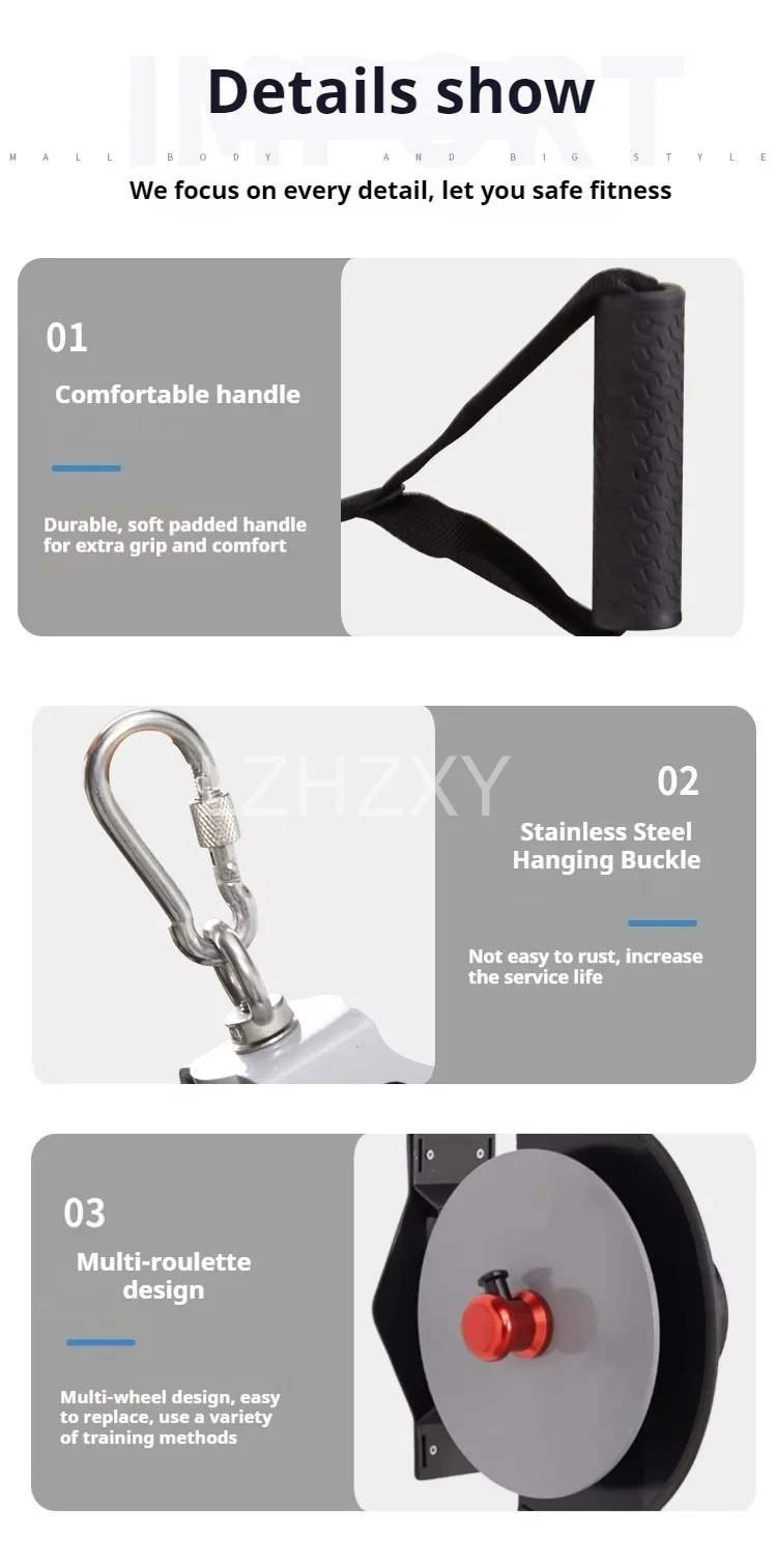 Flywheel Resistance Squat Machine For Home Fitness Training_voghion.com
