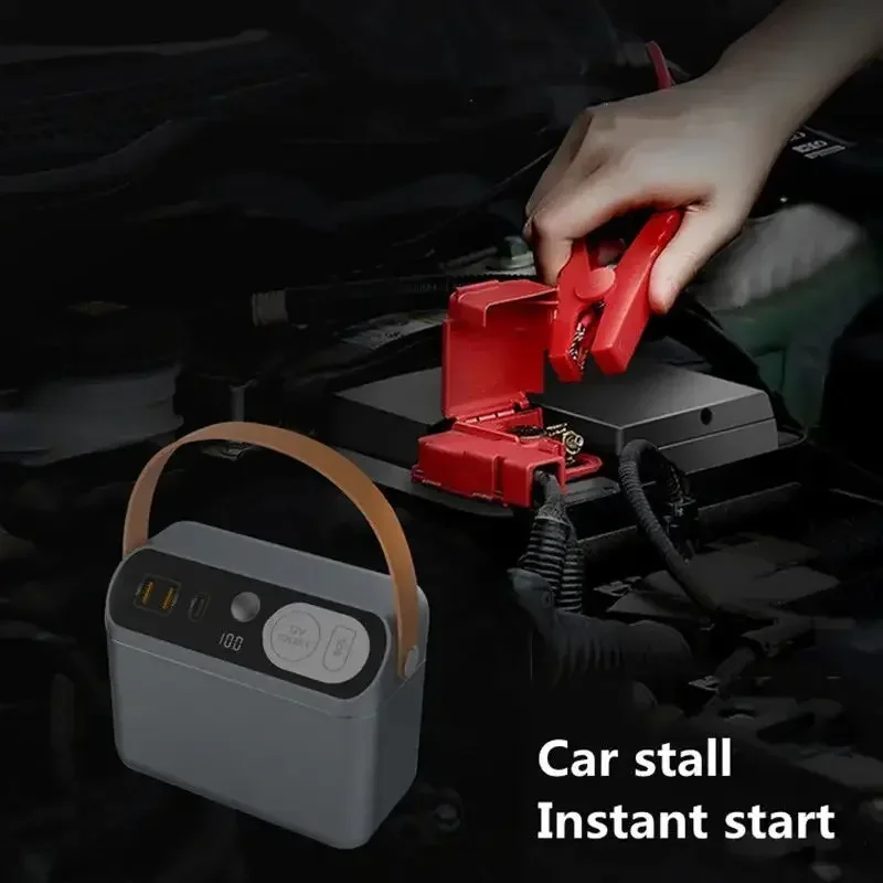 60000mAh 222Wh Jump Starter PD 60W Power Bank Charger 150W Portable Power Station Camping Car Booster Outdoor Starting Device