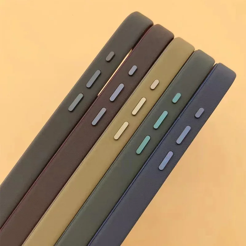 기존 Apple 15 Pro 케이스 FineWoven Magsafe 케이스 iPhone 15 Pro Max 15 Plus 케이스 무선 충전 자기 보호 커버