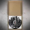 New York Skyline Landmark Statue Of Liberty Vinyl Record Wall Clock Bedroom Office Decor New York Skyscrapers Retro Wall Clock 5