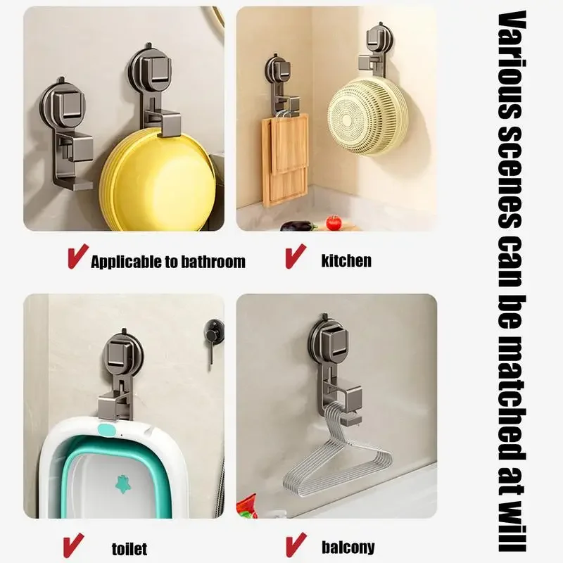 Suction cup hook wall mounted washbasin storage hook bracket,bathroom basin storage rack bracket,space saving plastic