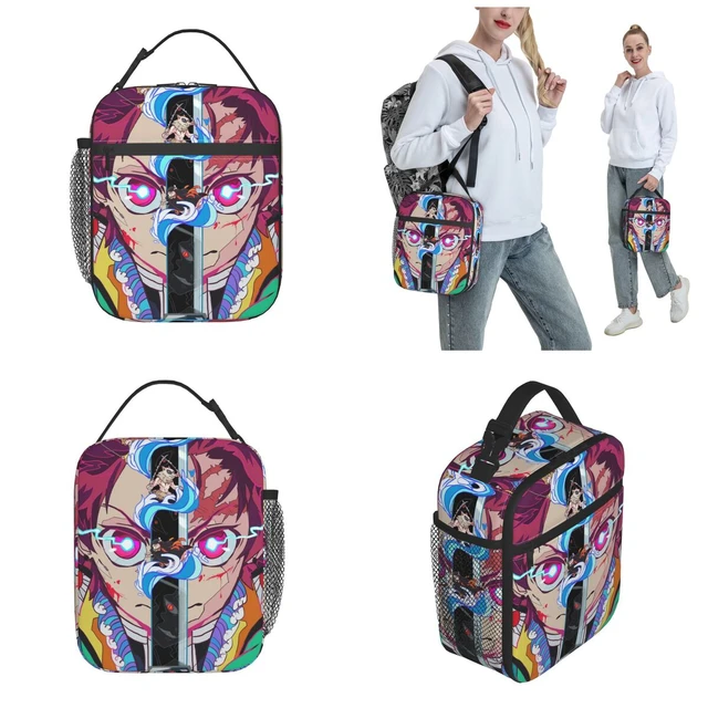 Demon Slayer Tanjiro Nezuko Kamado Thermal Lunch Bag Tote Bento