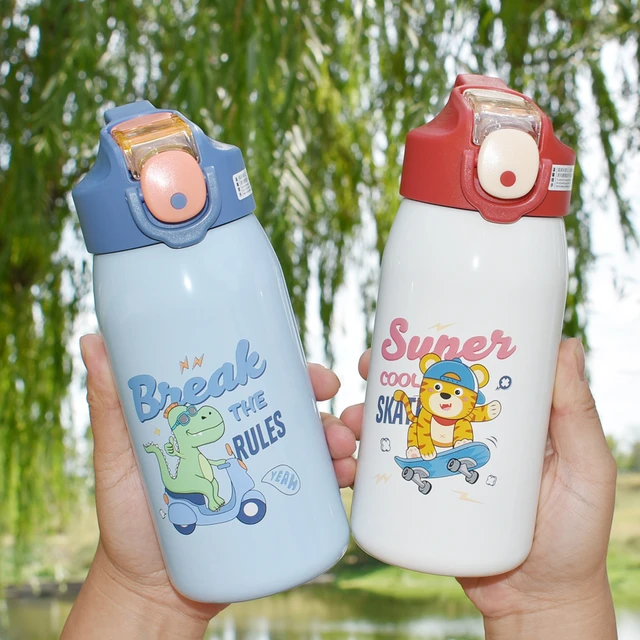 400ml 530ml Cute Candy Mini Thermos Cup Kids Cartoon Hot Water