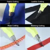 Electric Hot Knife Thermal Cutter Hand Held 80W Cutter Foam Cutting Tools Non-Woven Fabric Rope Webbing Multiple Cutter Blades 4