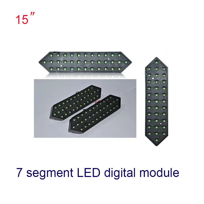 15 inch 7 Segment Display Number LED Display Price/Time/Temperature/Score Sign Outdoor Waterproof Digital module led matrix display module