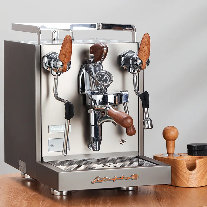 Gemini Penguin Commercial Semiautomatic Italian Coffee Machine CRM3124G Milk Tea Shop Onsite Grinding Coffee Steam Machine 2