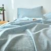 3Pcs 100%Cotton Solid Color Bed Sheet Set Baby Single size Grade A Breathable Soft Hotel 1Flat Sheet,2Pillowcases 3