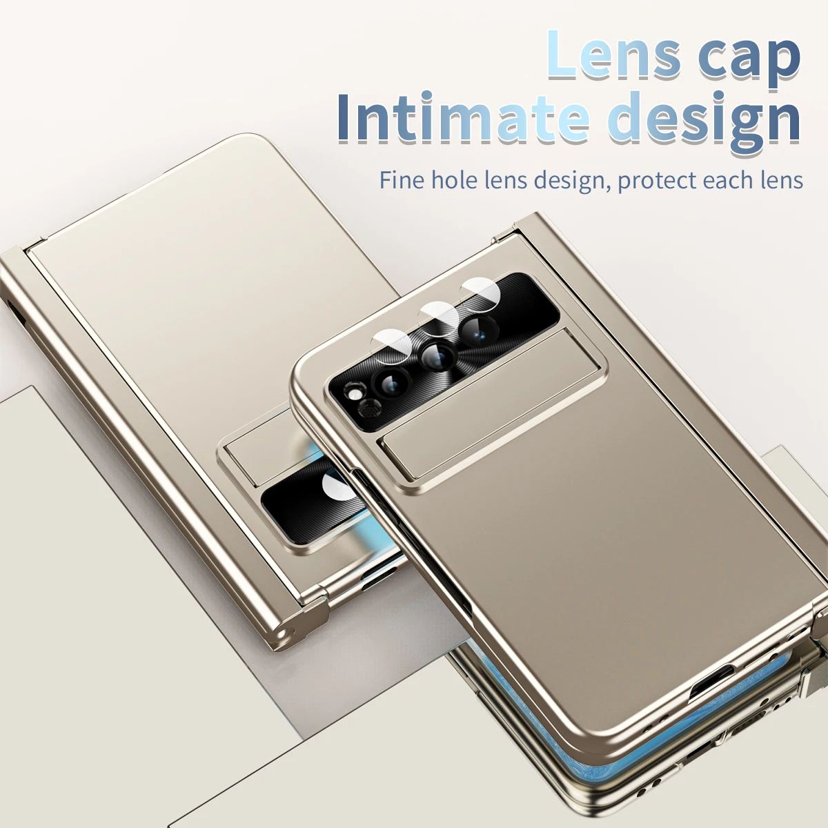 Plating Hinge Case For Google Pixel Fold with Pen Holder 360 Full-Body Glass Screen Protector Camera Magnetic Kickstand Cover