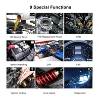 2026 KONNWEI KW450 Full Systems OBD2 Diagnostic Tool VW Audi SEAT SKODA ABS Airbag Oil EPB DPF SRS TPMS Reset Scanner VAG COM - Image 5