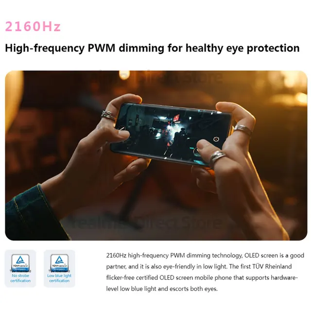 realme 10 pro + 5G Cellphone Dimensity 1080 Octa Core NFC 6.7'' FHD+ Curved Screen NFC 108MP 5000mAh Android Moilbe Phone 3