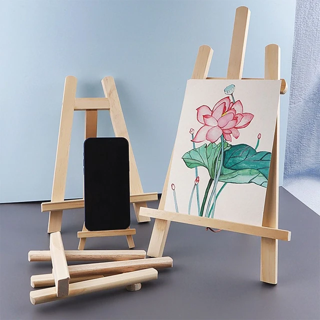 1pc Wooden Easel, Minimalist Mini Easel Stand For Student