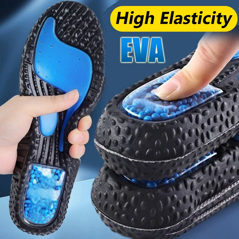 

EVA Sports Insoles Men Women Breathable Shock Absorption Running Shoes Sole Pads Feet Care Orthopedic Arch Support Cushion