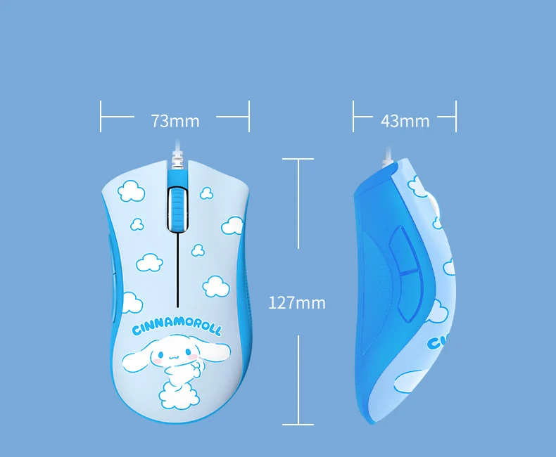 Mouse e Mousepad RAZER x Sanrio Cinnamoroll [Edição Limitada] - ROLKO tech