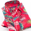 Summer Ultra-thin Mens Short-sleeved Floral Shirt Plus Size 7XL 8XL 9XL 10XL Beach Seaside Print Loose Casual Hawaiian Oversized 4