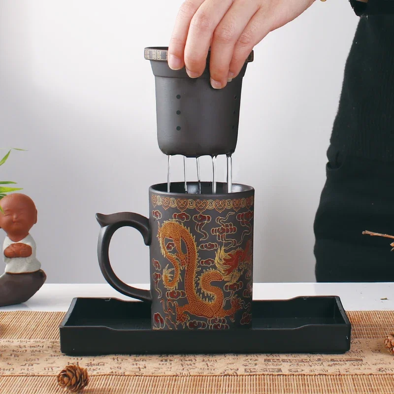 Vintage,tasse à thé à couvercle et passoire,tasse de thé chinoise,tasse de  thé et diffuseur,tasse de thé asiatique,tasse de thé avec couvercle,cadeau  de thé, tasse de thé,passoire en céramique -  France