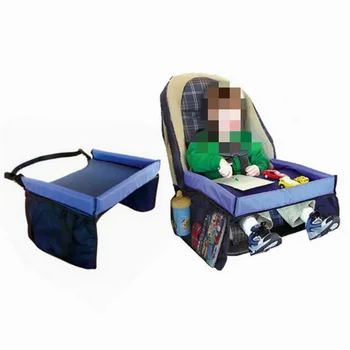 Seggiolino auto Vassoio da viaggio Seggiolino di sicurezza Tavolo da gioco Organizzatore di stoccaggio Snack Giocattoli Portabicchieri Impermeabile per bambini Passeggino per bambini