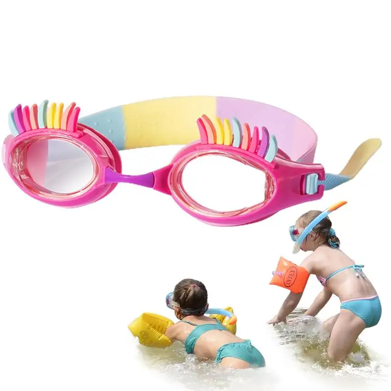 

Cartoon Swim Training Glasses Cute HD Waterproof Swim Eyewear For Girls And Boys With Adjustable Silicone Strap Swimming Helper