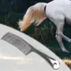 Horse Grooming Comb Removing Tangles and Knots Metal Pulling Comb Curry Comb for 2