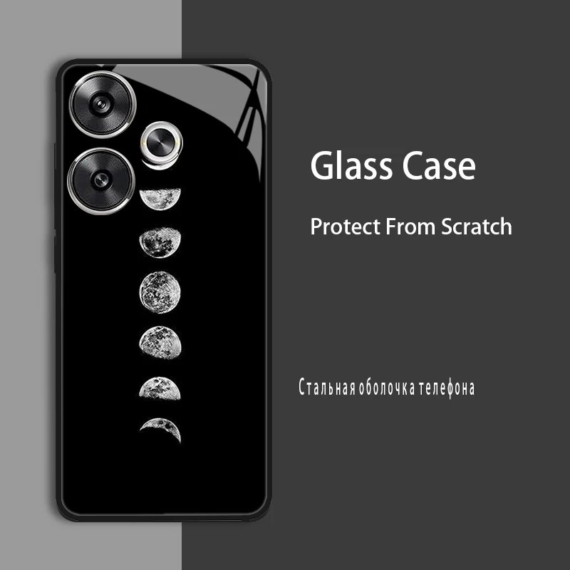 Enhanced Shockproof Tempered Glass Case Cover with Bumper Protection